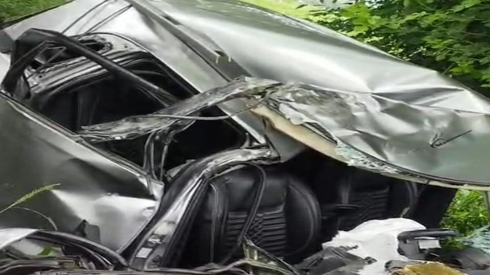 Policeman died in a road accident at Fatehabad