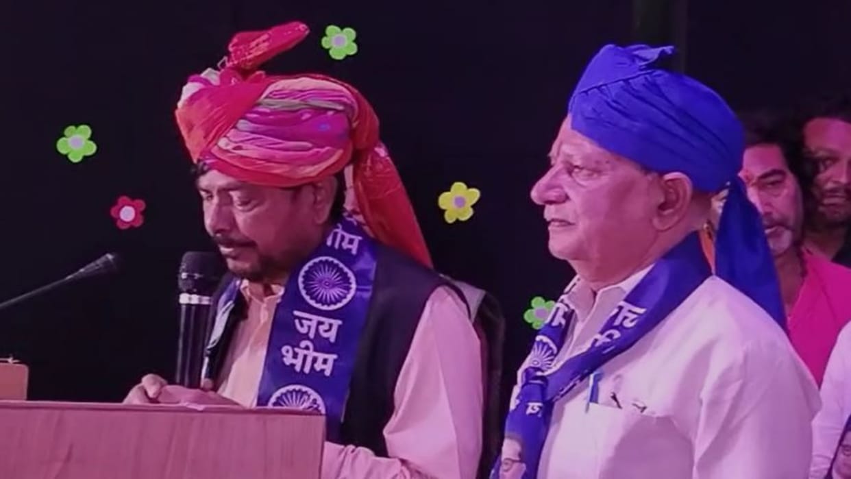 Jaipur News: RPI Chief Ramdas Athawale Condemns Attacks on Hindi Speakers, Says Will Retaliate if Needed