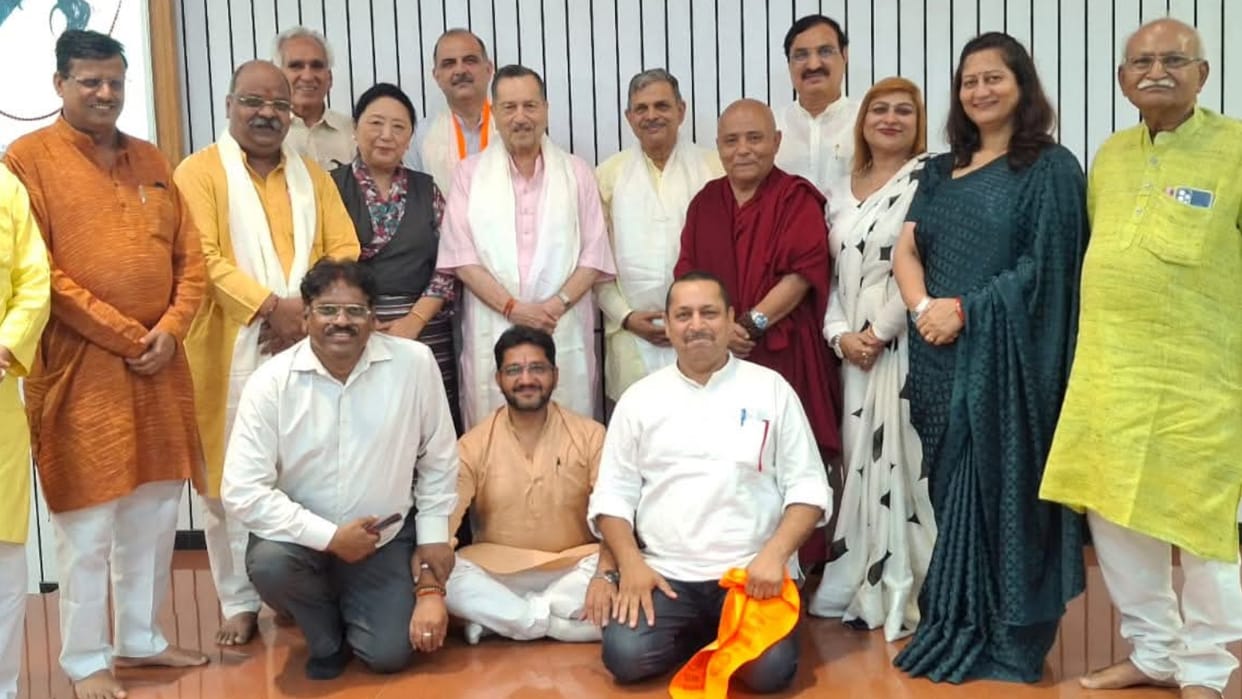 Officers of Bharat Tibet Cooperation Forum met Sangh's General Secretary Dattatreya Hosabale