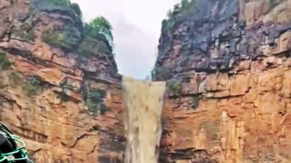Rohtas News: Rain halted tourism; ban on going to Maa Tutla Bhavani, Manjhar Kund waterfalls