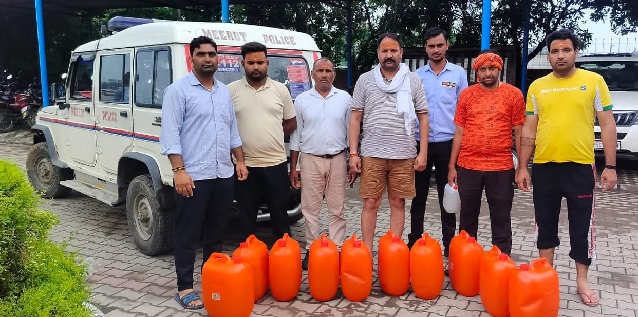 Meerut: Shiv devotees will get Gangajal at toll plaza, toll management ordered 201 liters of Gangajal