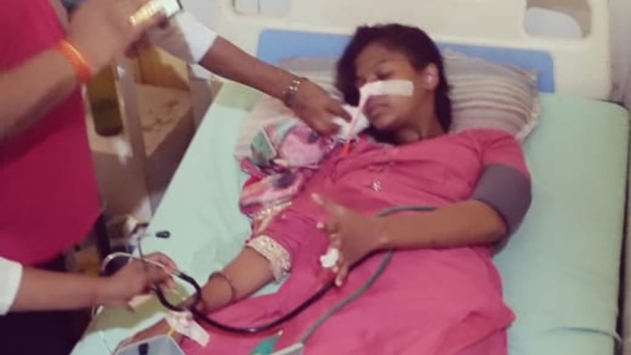 victim woman consumed poison in the SSP office Budaun