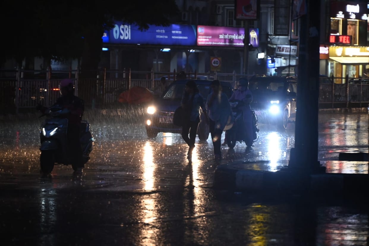 MP weather: Rainfall in many districts including the capital Bhopal, heavy rain alert for the next two days in