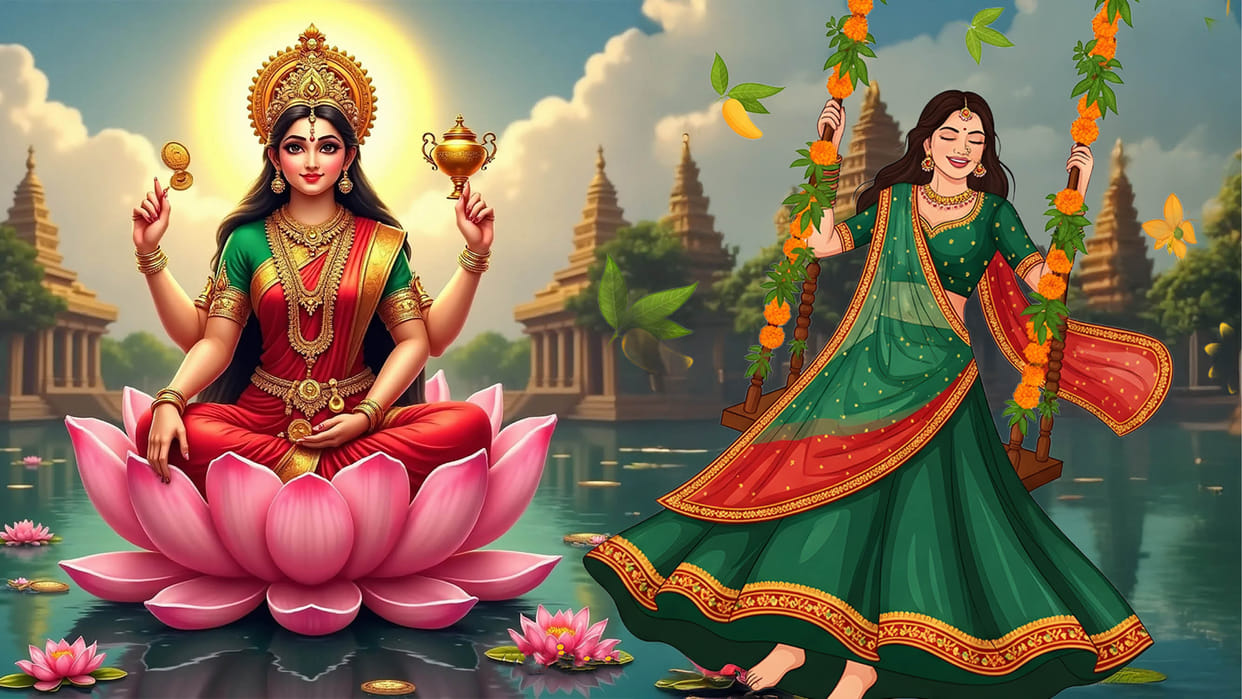 Mahalaxmi Rajyog In Hariyali Teej 2025 these zodiac singh wil be get benefits