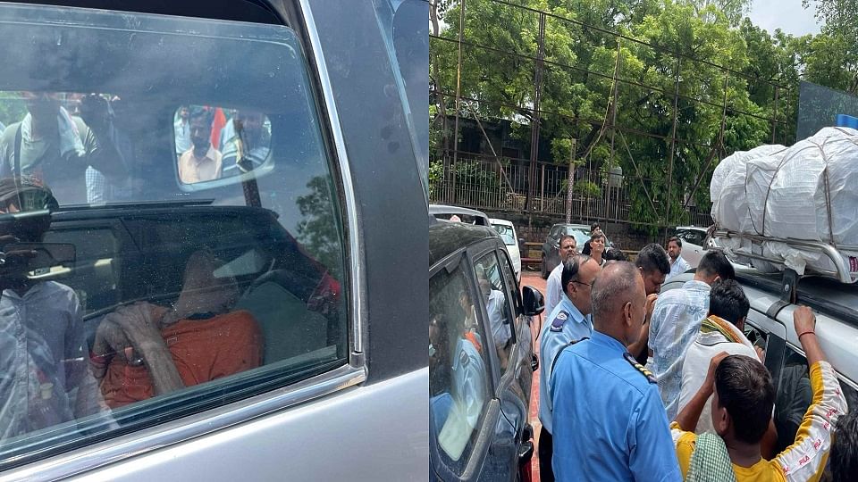 Elderly Man Found Trapped In Car Near Taj Mahal In Agra - Amar Ujala Hindi  News Live - Up:बुजुर्ग को कार में छोड़कर ताजमहल देखने गए पर्यटक...हाथ-पैर  बंधे हुए थे, शीशा तोड़कर