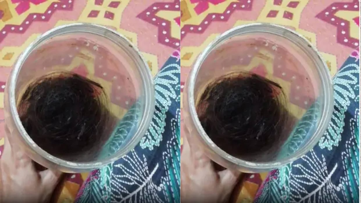 girl used to take care of her falling hair for two years sold it in a box and earned so much money Video Viral