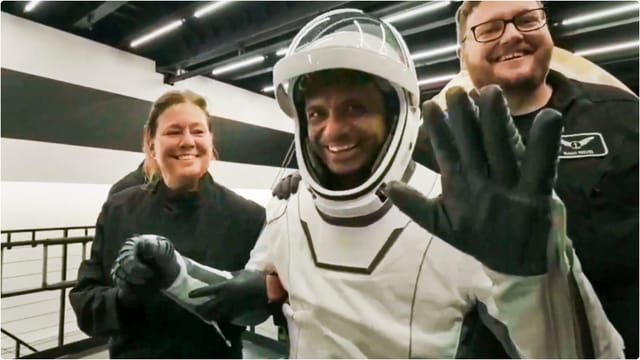 अंतरिक्ष से वापसी के बाद शुभांशु शुक्ला