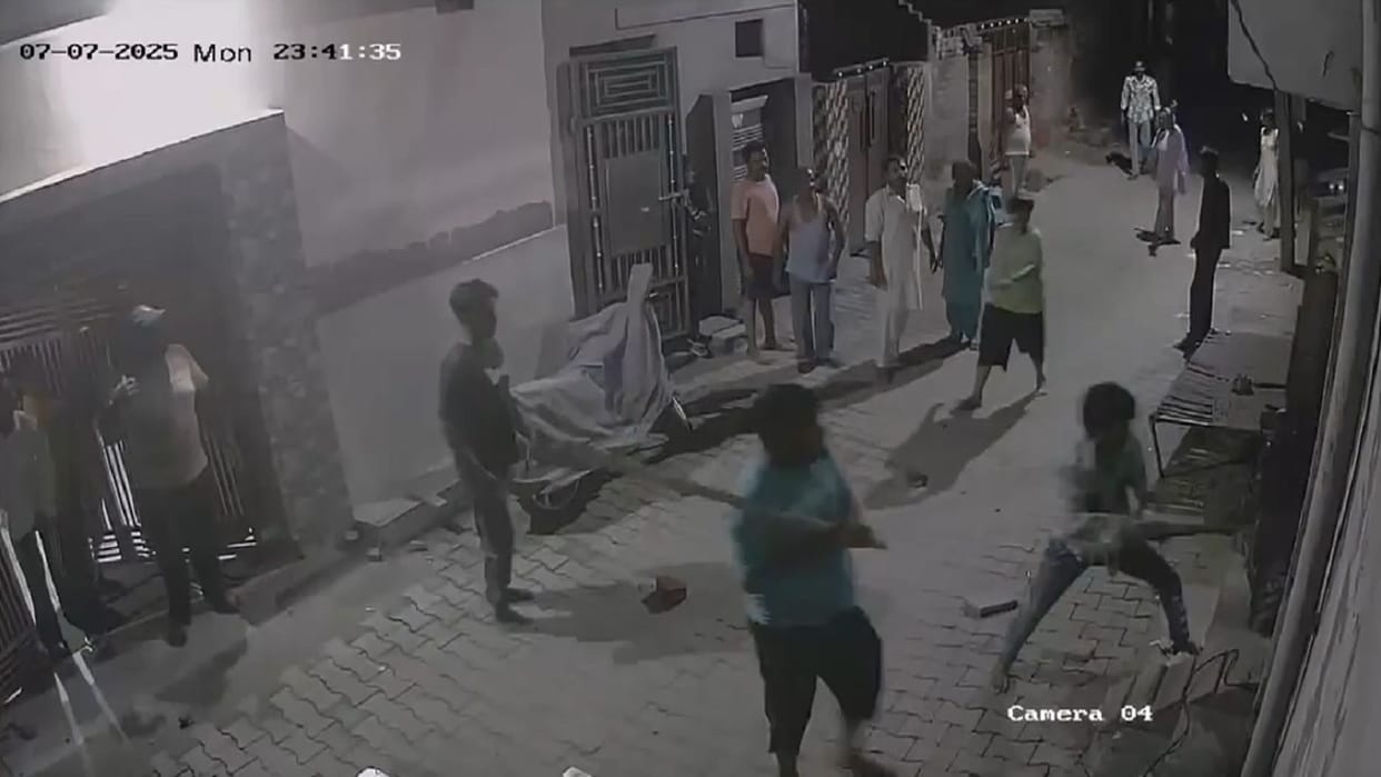 Video goes viral in Ganesh's death case in Hisar, youth seen attacking police