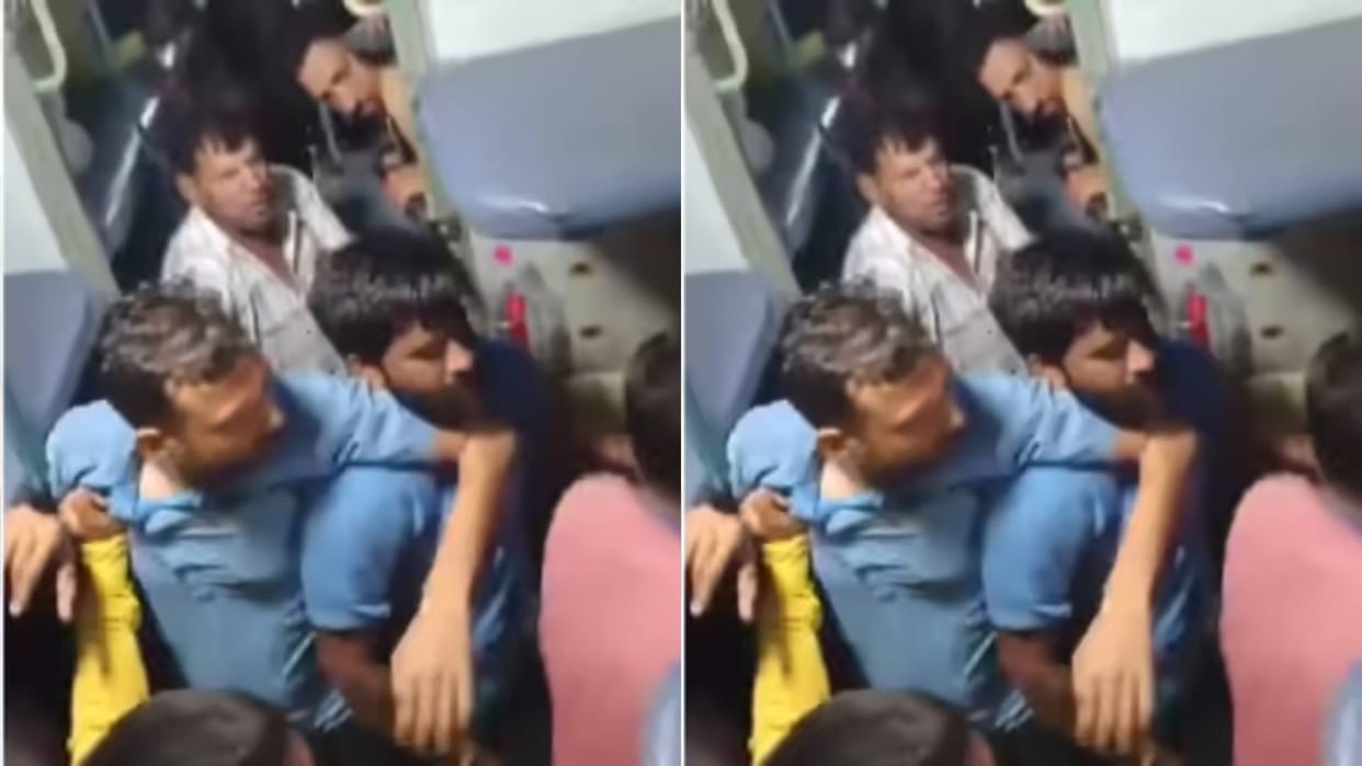 A man was upset about overcharging of food items in the train the pantry staff slammed him Video viral