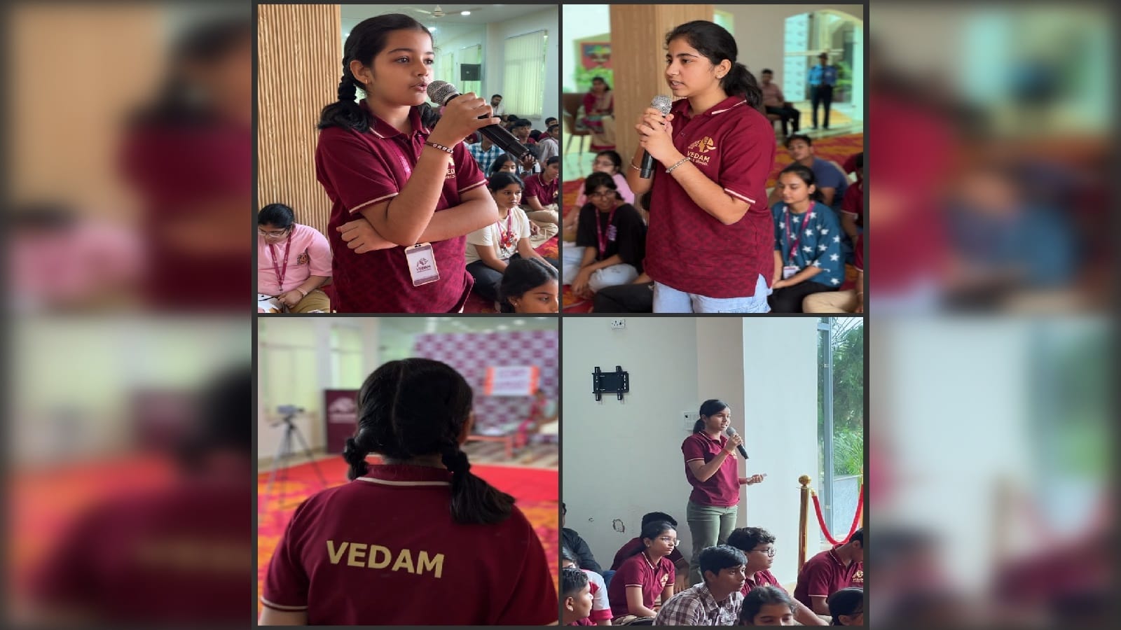 Inspiring initiative Vedam Samvad started by Vedam World School