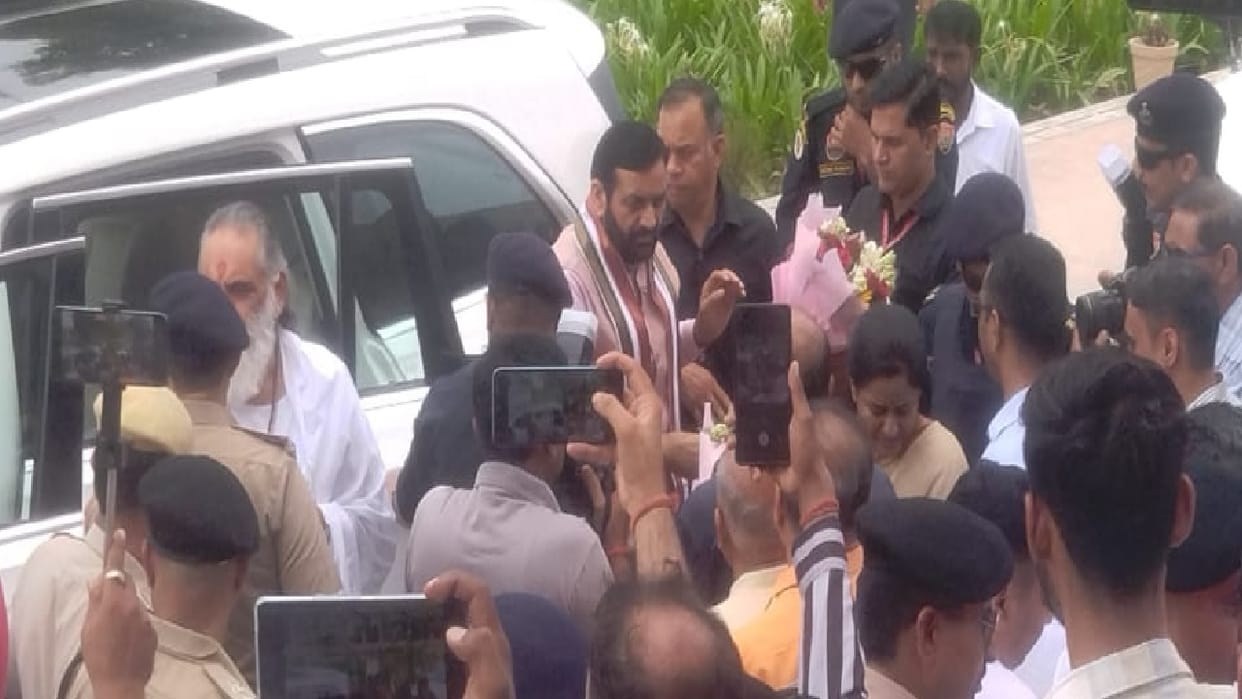 CM nayab Saini visits Mahabharata Experience Center in Jyotisar in Kurukshetra