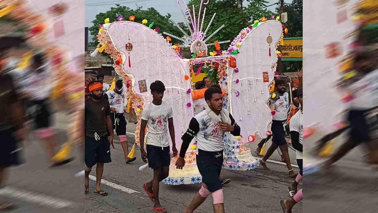 Kanwar Yatra 2025 dak kanwar yatri Crowd is reaching Haridwar Uttarakhand News