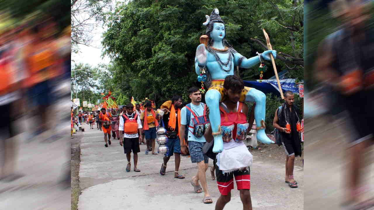 Kanwar Yatra 2025 dak kanwar yatri Crowd is reaching Haridwar Uttarakhand News