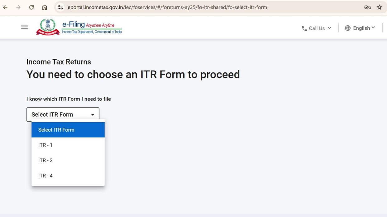 ITR-2 Online Filing Now Live: Taxpayers with Capital Gains and Crypto Income Can File Returns Now"