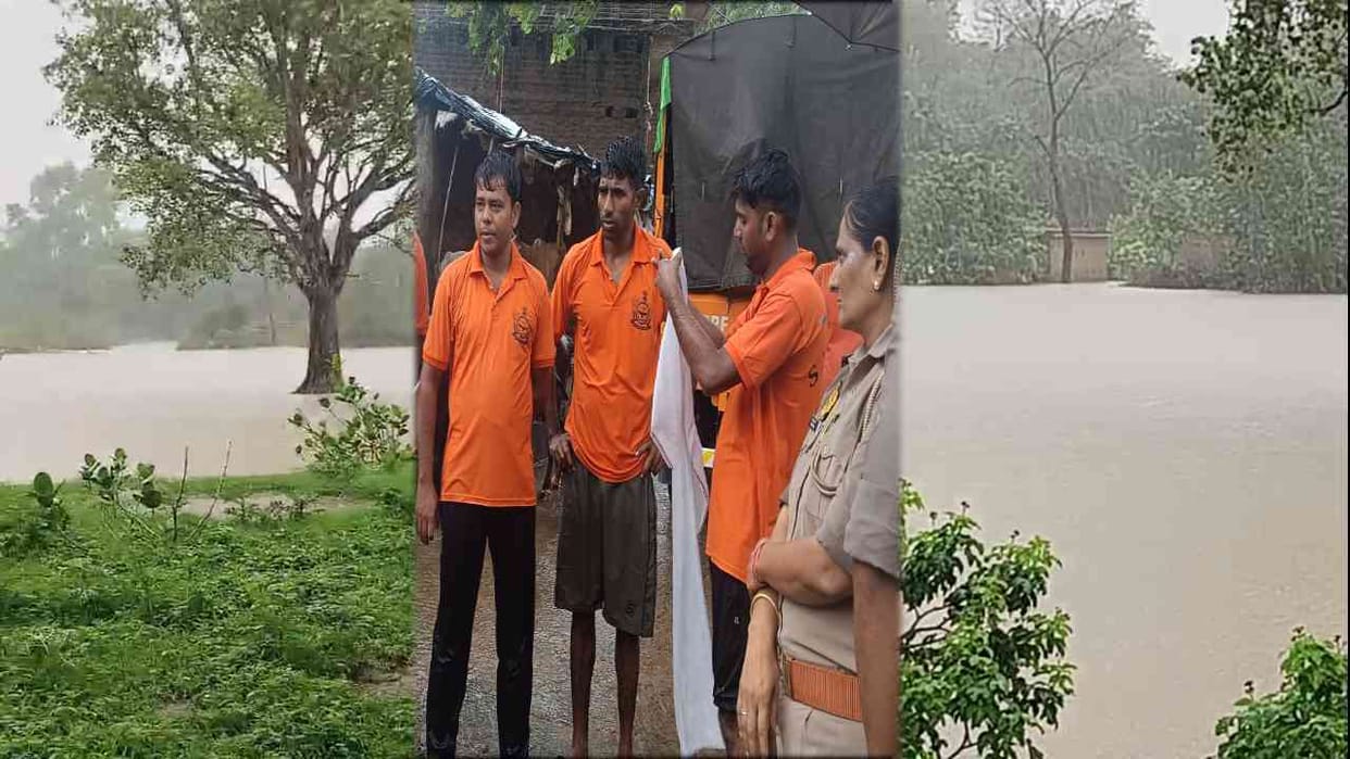 person swept away in Sukhnai river during rain that started at midnight in Jhansi