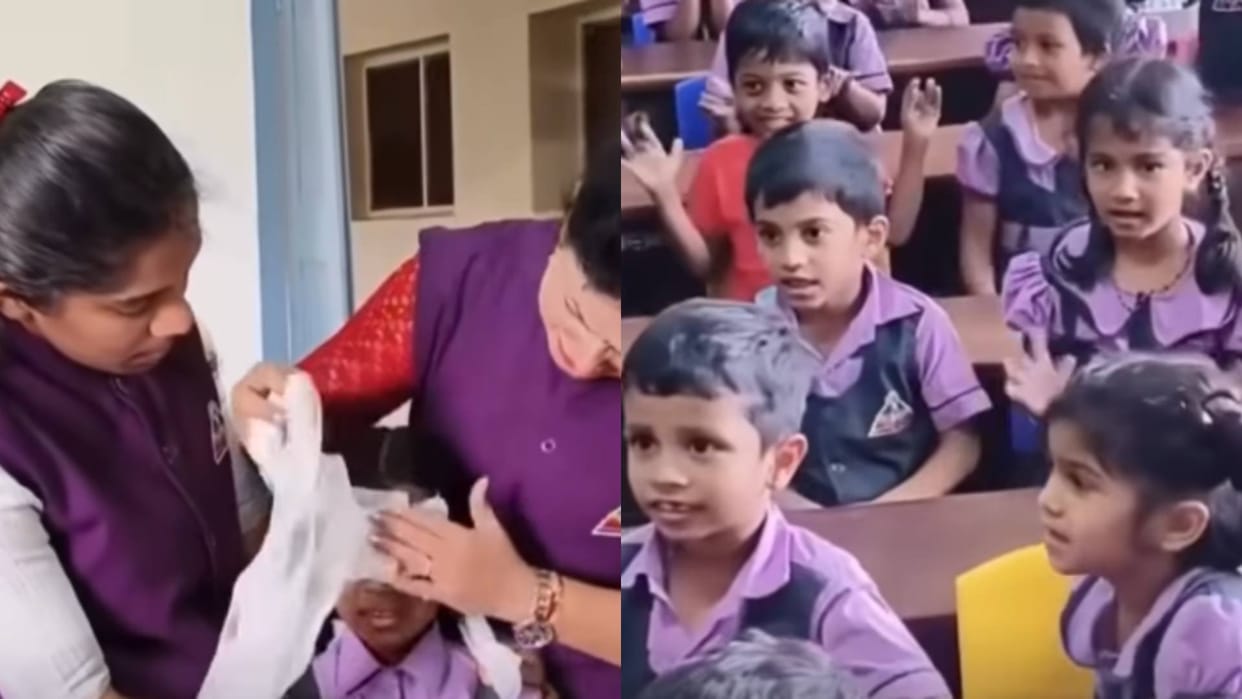 Teacher used such a trick to get rid of mobile addiction that children started trembling Video goes Viral
