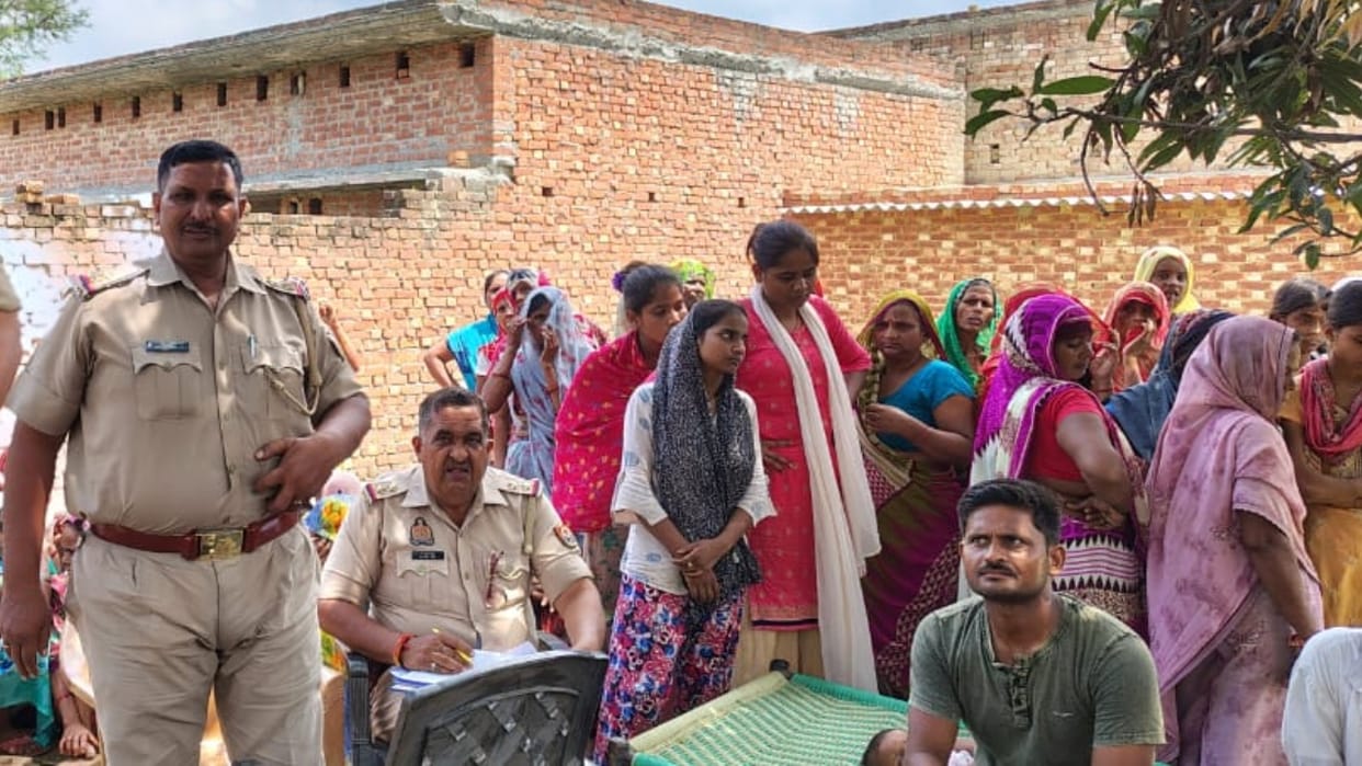 Wife went to drop her son to school vehicle returned after 15 minutes dound her husband burnt body in house