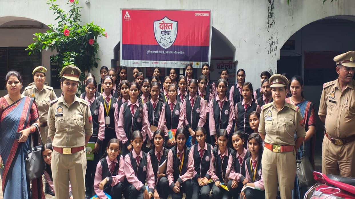 Information about police helpline numbers given to girl students