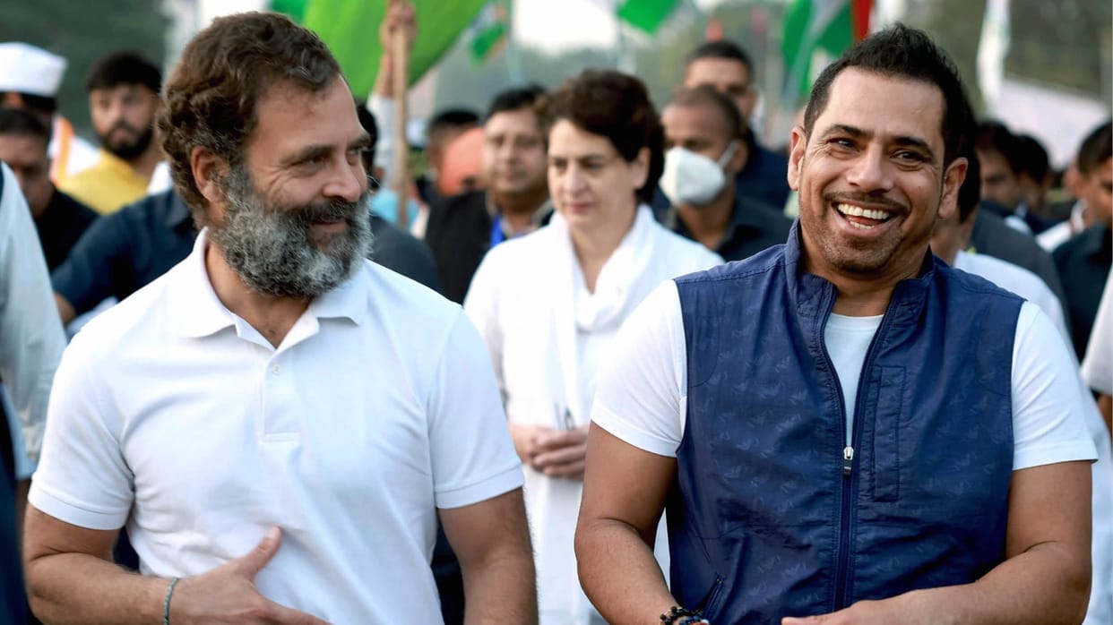 Rahul Gandhi tweets My brother-in-law Robert Vadra has been hounded by govt for the last ten years