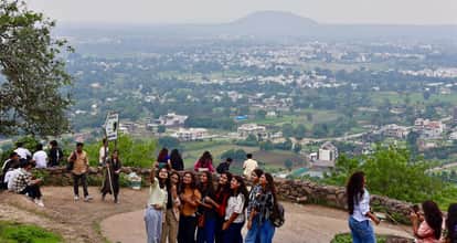 Indore News Plantation campaign to green eight barren hills near city with saplings