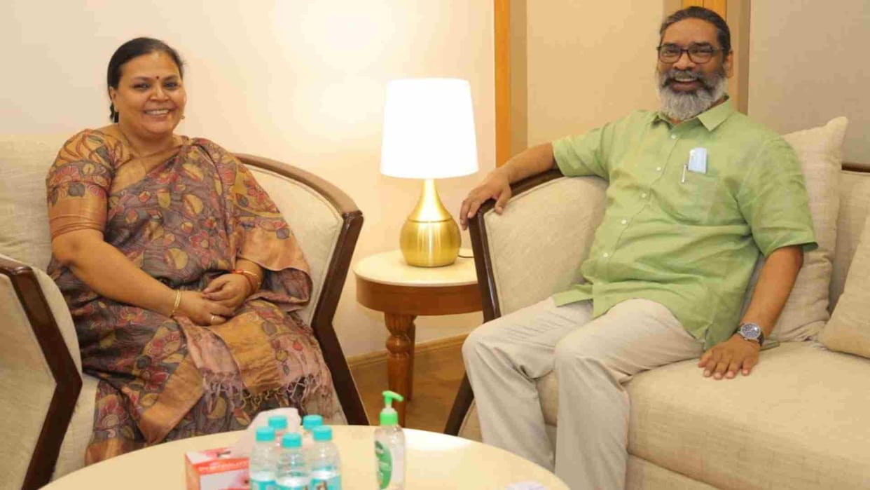 Ranchi News: Minister Deepika Pandey arrived to know the condition of former CM Shibu Soren