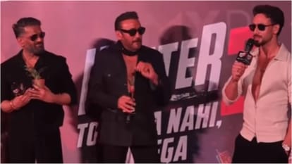 Tiger Shroff attend Jackie Shroff Suniel Shetty Hunter Season 2 trailer Launch Event shares his excitement