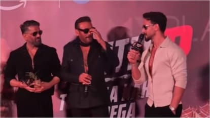 Tiger Shroff attend Jackie Shroff Suniel Shetty Hunter Season 2 trailer Launch Event shares his excitement