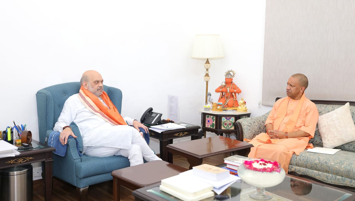 UP: CM Yogi met PM Modi and Amit Shah in Delhi, the meeting came in discussions; discussion on these issues is