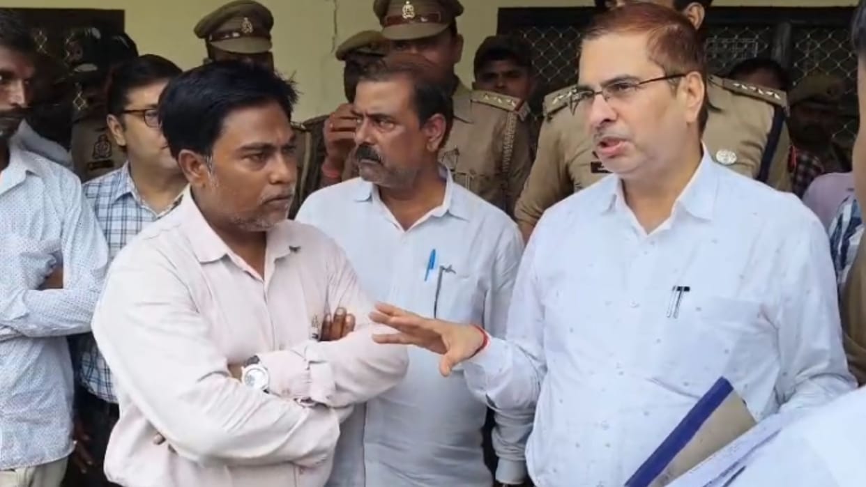 Sonbhadra DM expressed displeasure over spending wages on other work