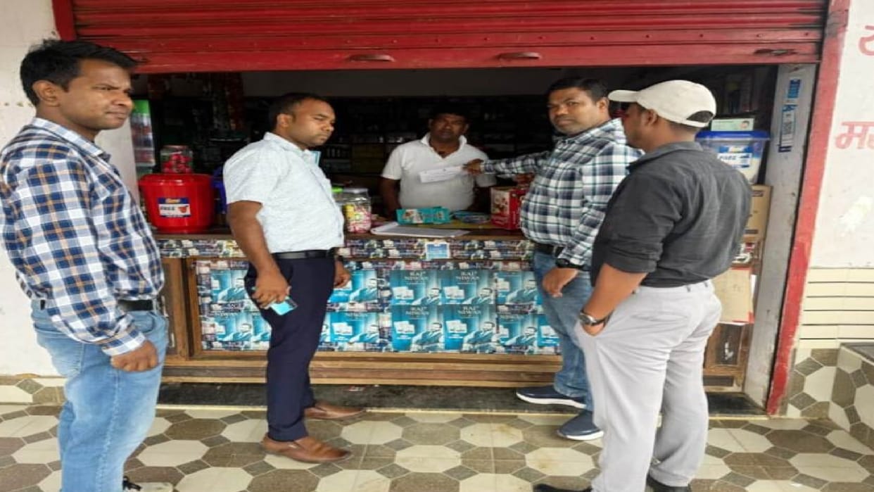 Action taken on tobacco sale under COTPA Act, educational institution warned along with imposing fine