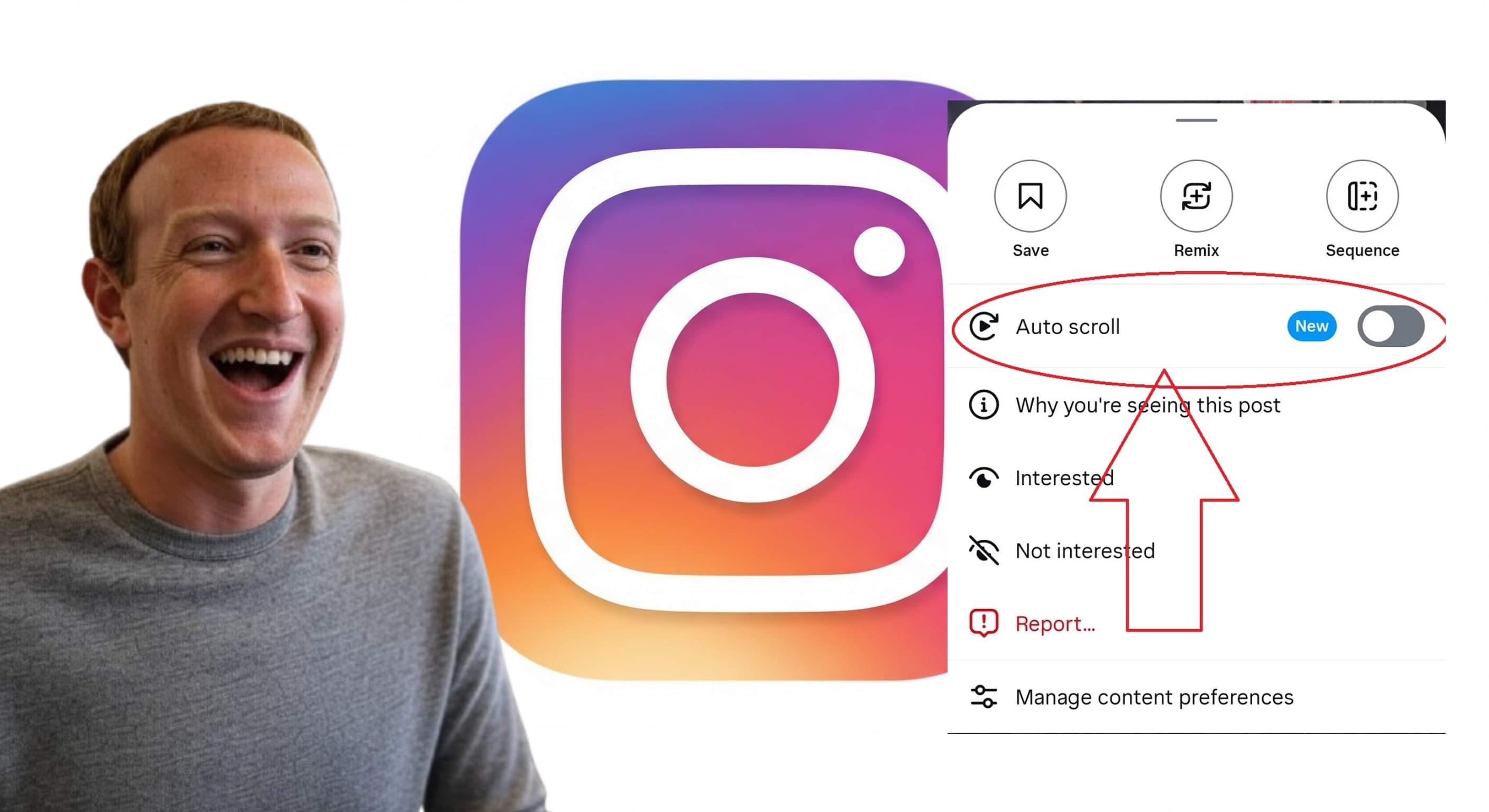 instagram auto scroll