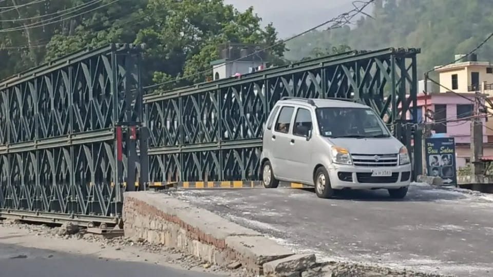 A permanent bridge will be built in place of Bailey bridge on Kalsia Nala in Kathgodam