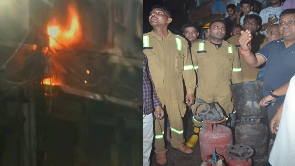 Gas cylinder exploded in a bullion factory, chaos, two artisans burnt