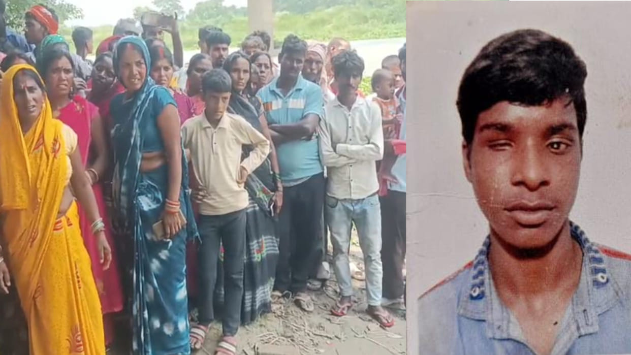 The body of a young man was taken out of the river in Sant Kabir Nagar after 22 hours, he had jumped himself