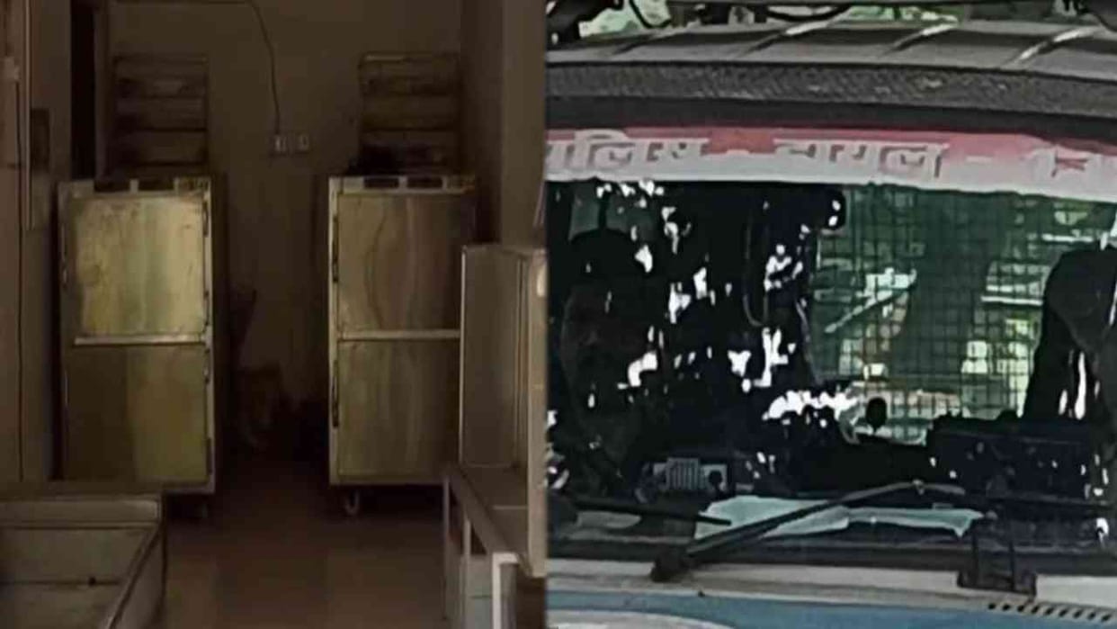 young man died in a road accident near Madwarani late at night