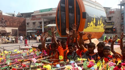 Ropeway in Varanasi Austrian engineers are checking gondola motor control system safety speed-brake