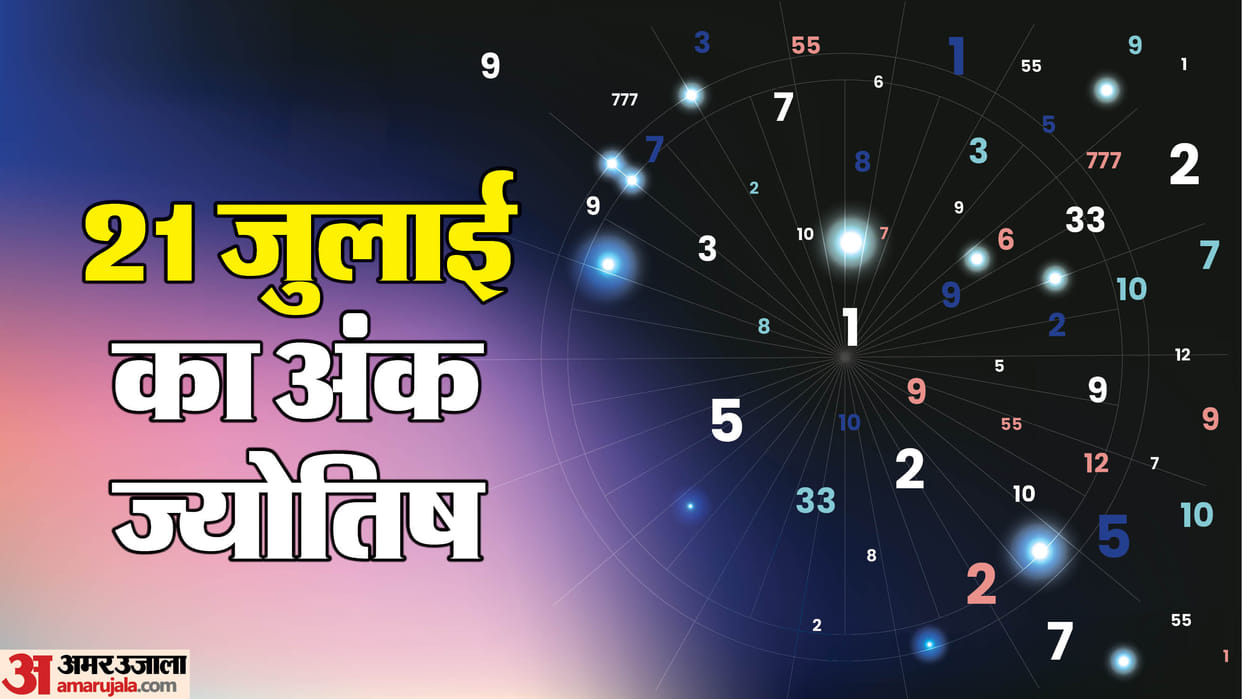 Numerology Prediction 21 july 2025 Aaj Ka Ank Jyotish Mulank 1 to 9 in hindi