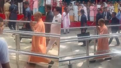 गाजियाबाद के दूधेश्वर नाथ मंदिर में सीएम योगी ने की पूजा-अर्चना, पहुंचेंगे मेरठ