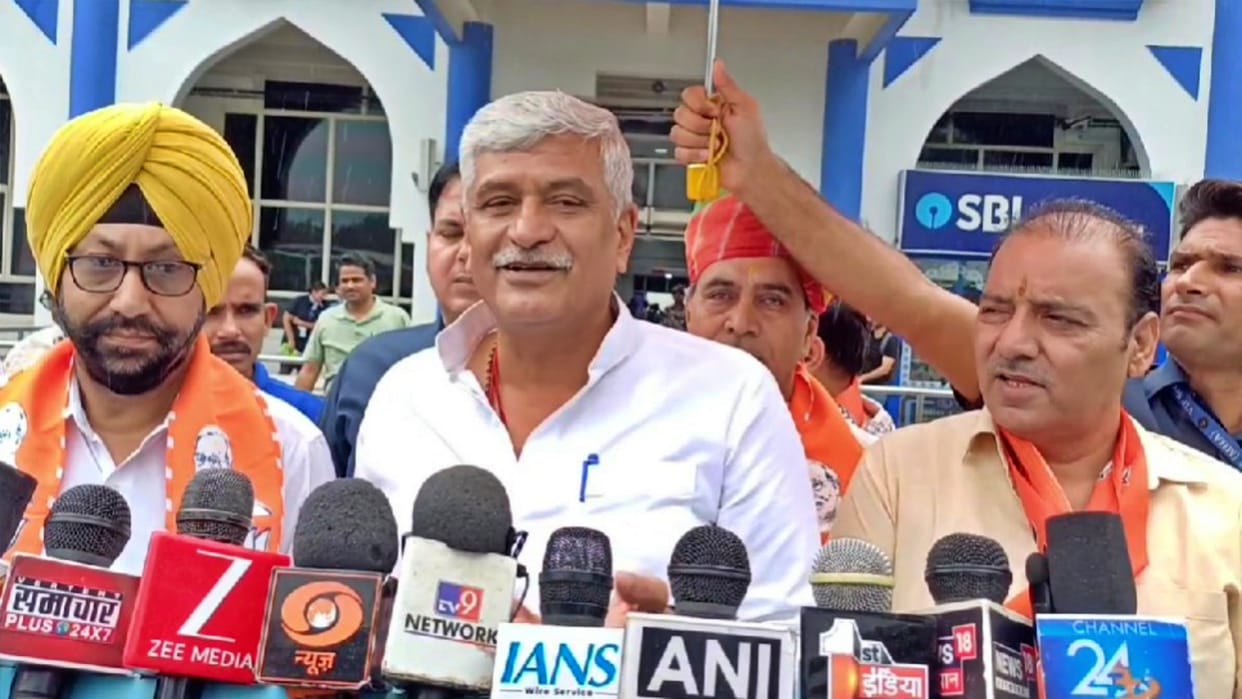 Jodhpur: Gajendra Shekhawat says Congress's double policy on Ram Setu cannot be hidden anymore, Ashok Gehlot