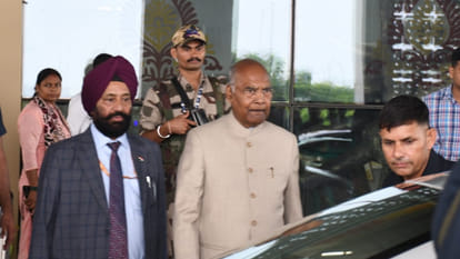 UP: Former President Kovind came to Kanpur on a four-day visit