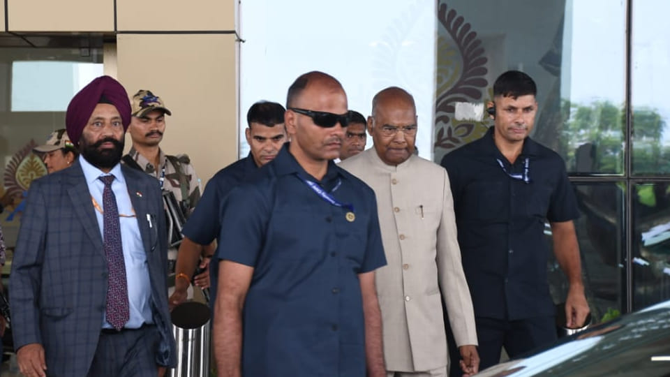 UP: Former President Kovind came to Kanpur on a four-day visit