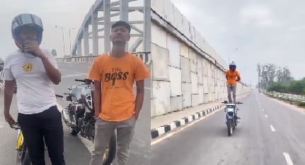 Kanpur Bike stuntmen have no fear of police inviting death on GT road police busy investigating
