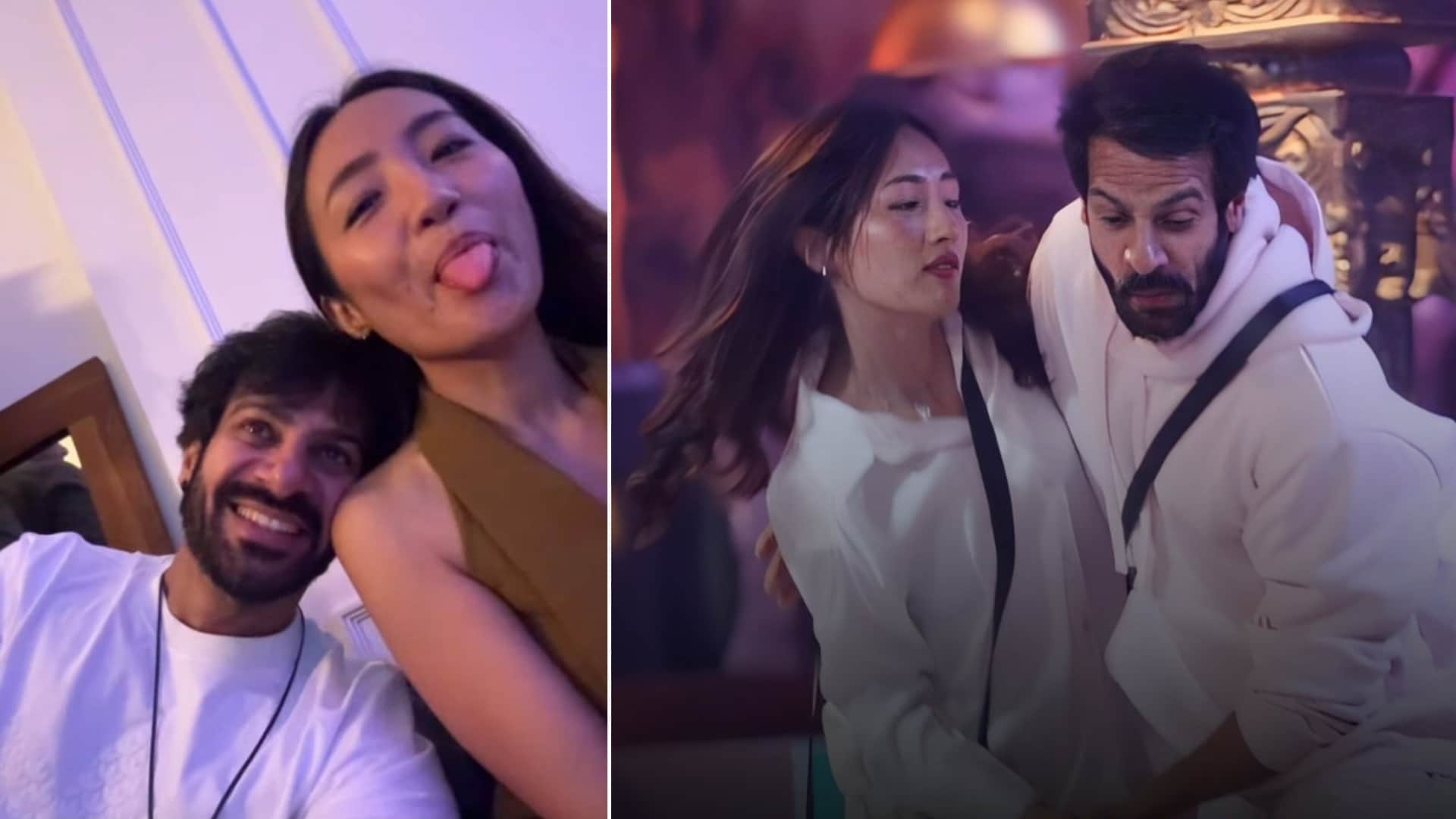 Bigg Boss Famous Couples Karan Veer Mehra Chum Darang Aly Goni Jasmine Bhasin Tejasswi Prakash Karan Kundrra