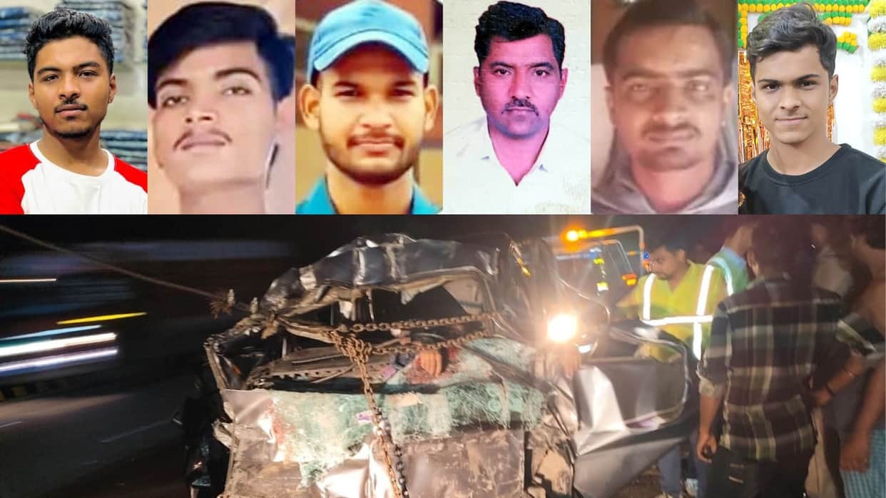 Yamuna Expressway Road Accident: Six Dead as Family Eco Car Crashes, Driver Dosed Off
