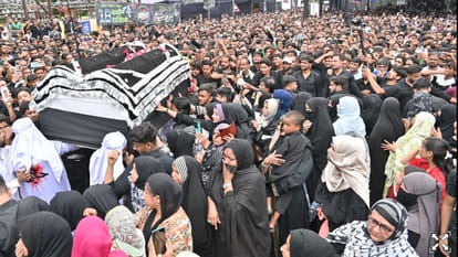 Kanpur: Coffins of 18 Bani Hashim were raised in Badi Karbala
