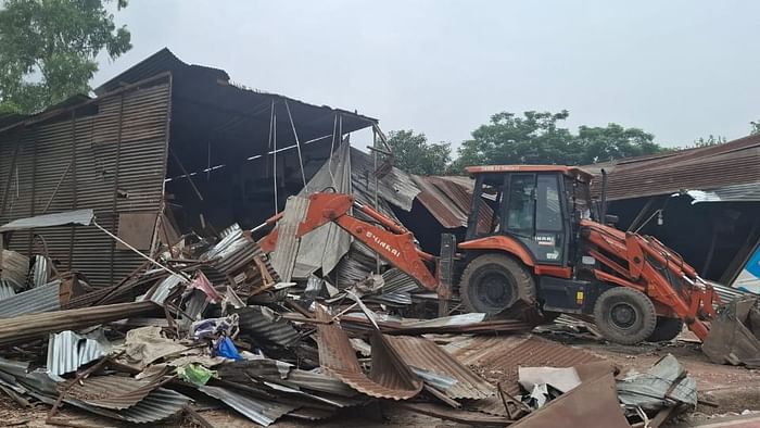 Bulldozers action on Chandigarh furniture market 116 shops demolished
