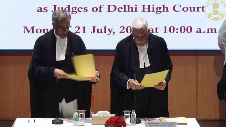 Six New Judges Were Sworn In Delhi High Court On Monday – Amar Ujala Hindi News Live