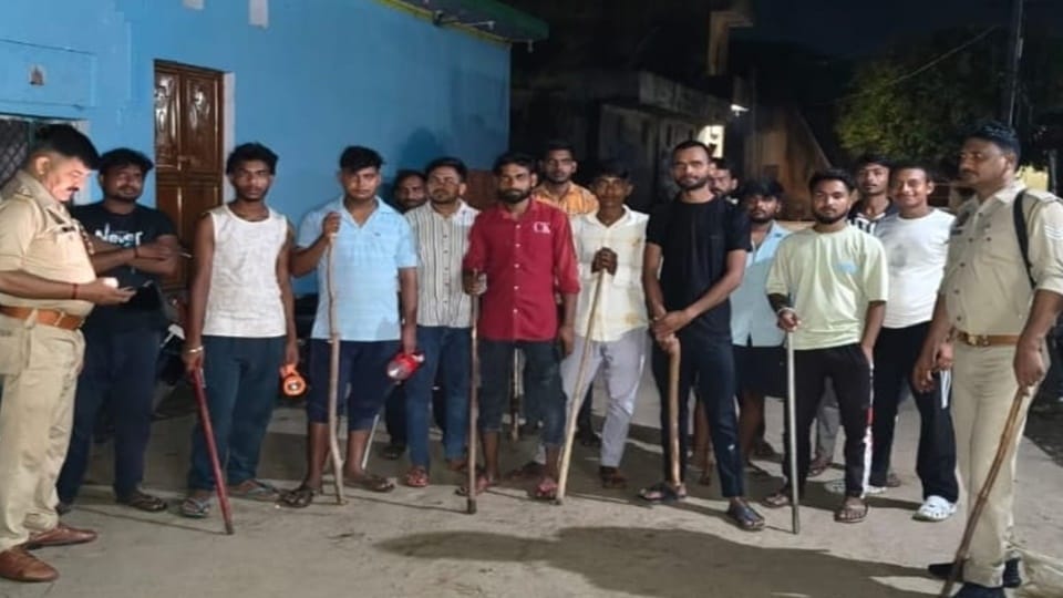 Thieves on move drone terror keeping people awake at night guards kept with sticks and torches Amroha report