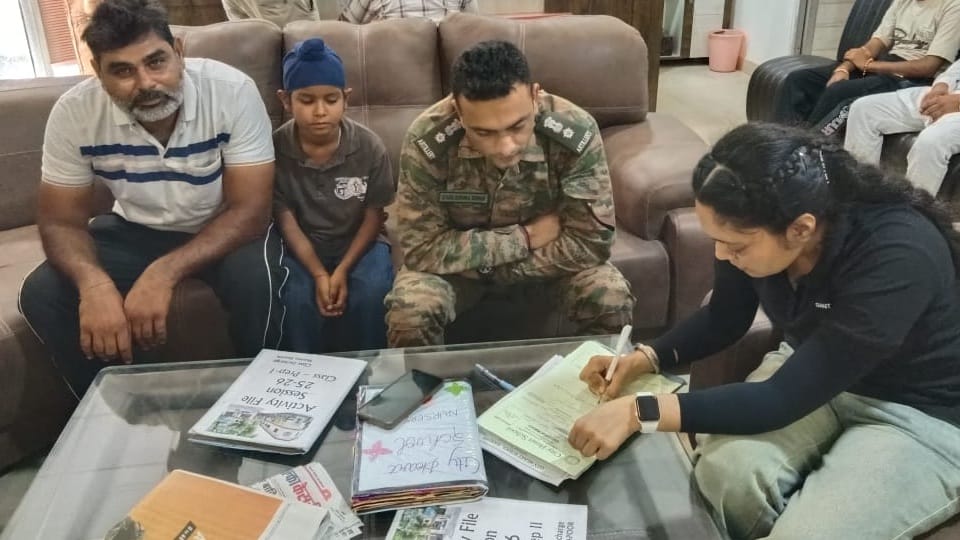 Indian Army adopts 10 year old Shravan Singh from Firozepur will bear expenses of his education and treatment