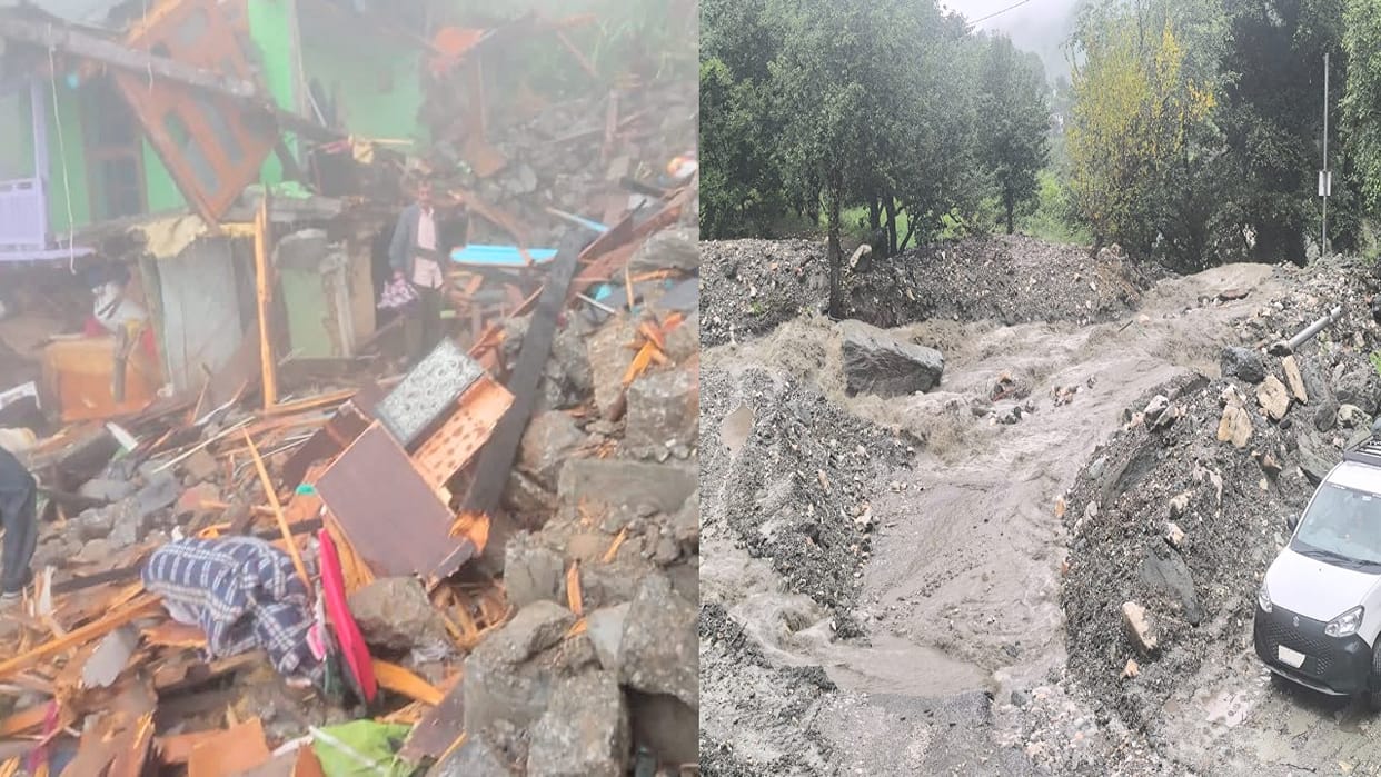 Himachal Weather: Red alert in five districts of Himachal, couple dead cloudburst in Chamba, school closed